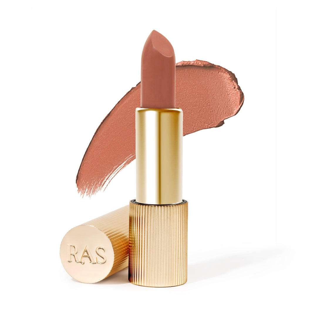 Lumiere Satin Matte Lipstick - Nude Silk – RAS Luxury Skincare