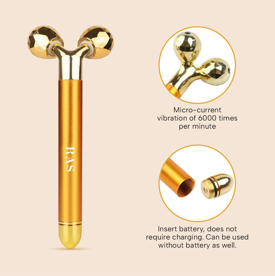 Free 24K Face Sculptor Vibrating Massager